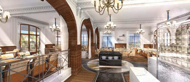 Bâti en 1858 pour recevoir les têtes couronnées, le Grand Hôtel Barrière de Dinard se refait une jeunesse.