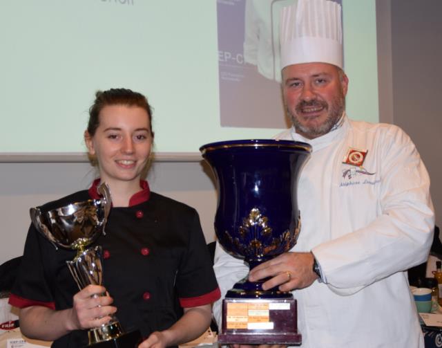 Claire mourocq et le chef Stéphane Levesque