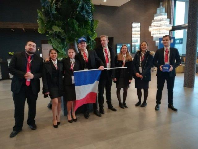 La dream team du lycée de Guyancourt qui a fièrement brillé à Leeuwarden