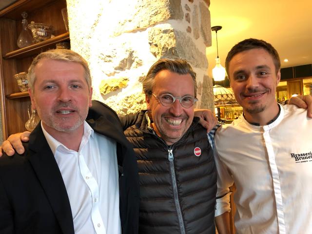 De gauche à droite : Mathieu Fortin, Laurent Petit et Nicolas Guignat : le trio associé à la Brasserie Brunet.