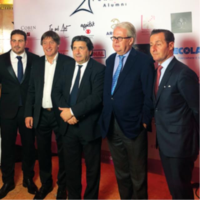 Des invités de choix autour du nouveau président de l'association.