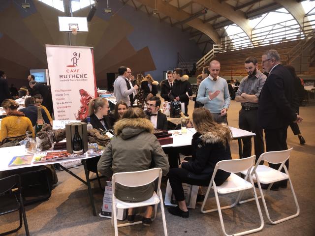 Les Cavistes étaient représentés sur le forum