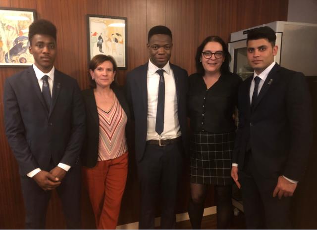 Houssain Abdallah, Corinne Jamelin, Sian Demdele, Elodie Mendès et Safi Wahidullah