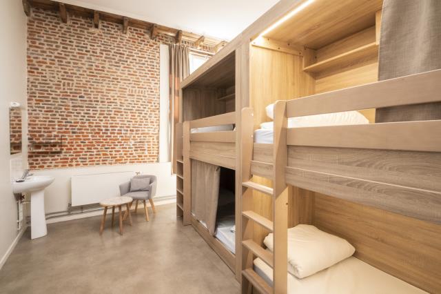 L'enseigne a peaufiné ses lits superposés, pour un maximum de confort et d'intimité.