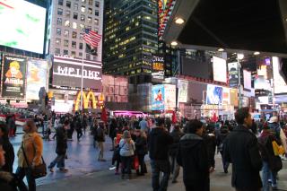 52 millions de personnes ont visité New-York en 2012, plus de 55 millions sont attendus en 2015.