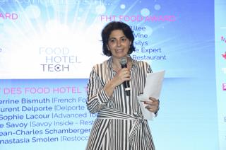 Karen Serfaty, fondatrice du Food Hotel Tech, premier salon en France dédié aux nouvelles...