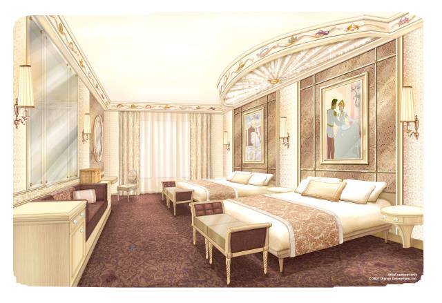 Les nouvelles chambres du Disneyland Hotel seront repensées pour offrir une expérience immersive dans les succès de Disney.