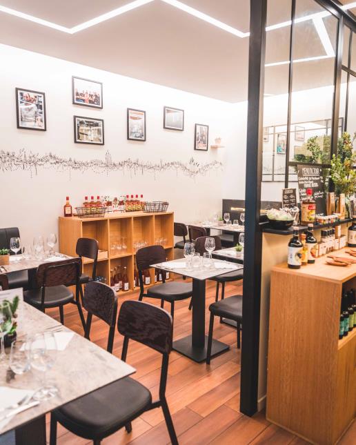 Cicéron, bistrot de 25 couverts à l'ambiance conviviale.