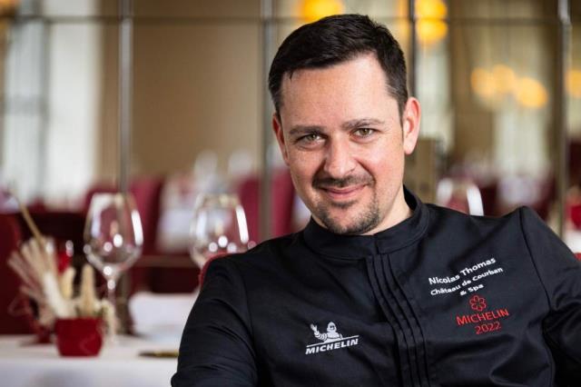 Nicolas Thomas, nouveau chef de cuisine du Château de Courban, met l'accent sur les légumes dans ses recettes.