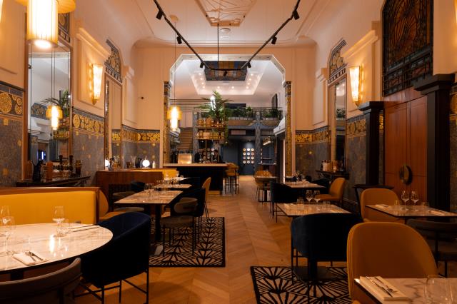 Le restaurant Odorico, à l'Hôtel d'Anjou.