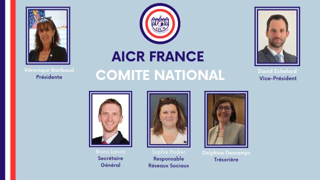Le comité national de l'AICR France.