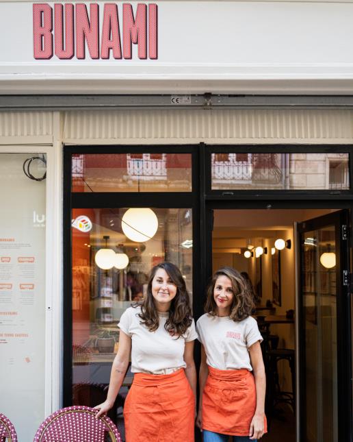 Audrey Claudin et Manon Debarle (de gauche à droite) ont imaginé le concept Bunami.