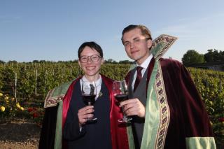 Lucie et Nicolas Rousset, vainqueur de ce 20e trophée.