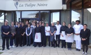 Les élèves et les enseignants du lycée de Beuvry