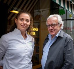 Alain Ducasse et Charlotte Bringant.