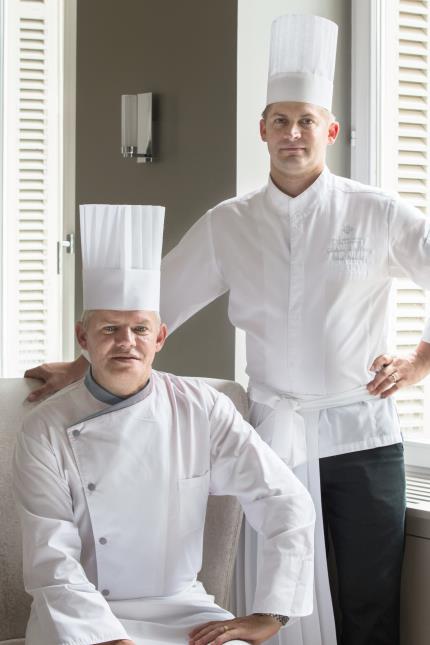 Les chefs Eric Frieden et Jérôme Schilling, de g. à d..