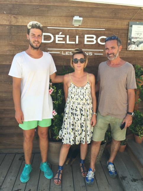Jérémy Barge, Elise et Pascal Ciamos : trois complices pour une belle marque.