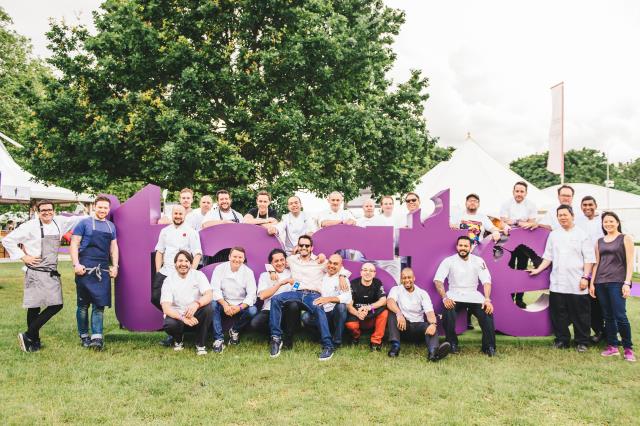 Les chefs de Taste of London 2016 à l'ouverture de l'évènement le 15 juin 2016