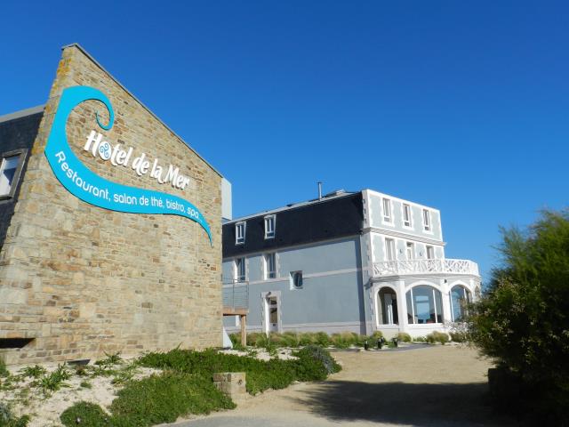 L'Hôtel de la mer, à Brignogan-Plages (Finistère).