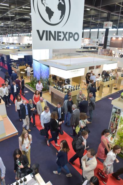 Le salon Vinexpo à Bordeaux.