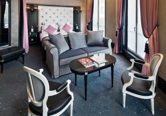 Suite de l'Hôtel Opéra Diamond.