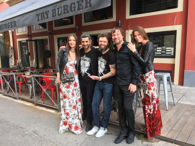 Sylvestre Wahid et les créateurs de 'Try Burger': un concept haut de gamme