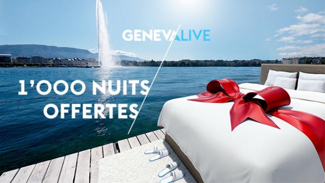 Genève Tourisme lance une campagne atypique, avec 1000 nuits d'hôtel gratuites.