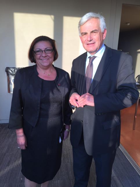 Evelyne Olayat et François Neuville