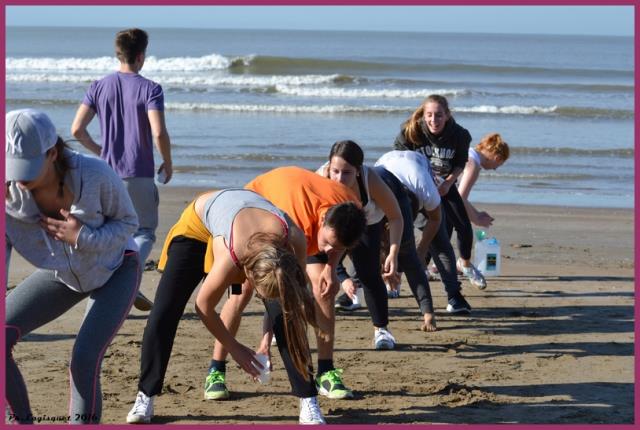 Déjà un avant-goût de compétition sur la plage