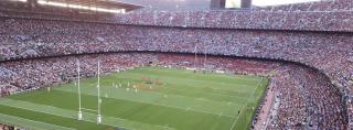 Image insolite : 100.000 Français au Camp Nou de Barcelone