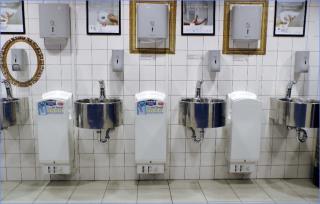 Pour les besoins de l'étude, quatre sanitaires publics (deux pour les hommes et deux pour les...