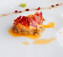 Le homard de Ronan Kervarrec à L'Hostellerie de Plaisance, Saint-Emilion