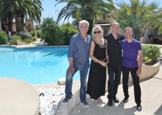 Patrick et Véronika Thierry, le chef Laurent Barrière et le directeur Brice Renault.