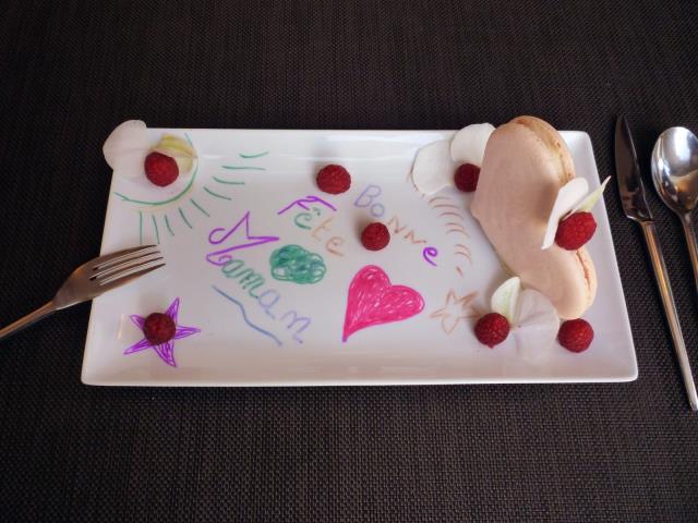 Un macaron customisé.