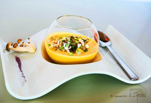 Velouté de giraumon, par Benoît Dang, chef du restaurant Zandoli.