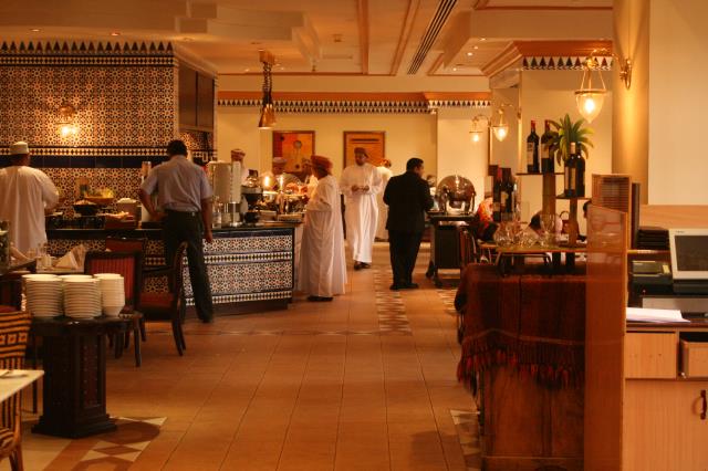 Le Musandam, l'un des restaurants de l'InterContinental