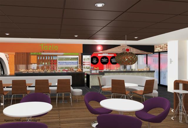 Situé au niveau quais, le Food Court de ST.LAZARE PARIS déploie trois kiosques différents : Beaudevin, Soï et Tazio.