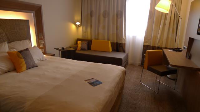 Chambre relookée du Novotel.