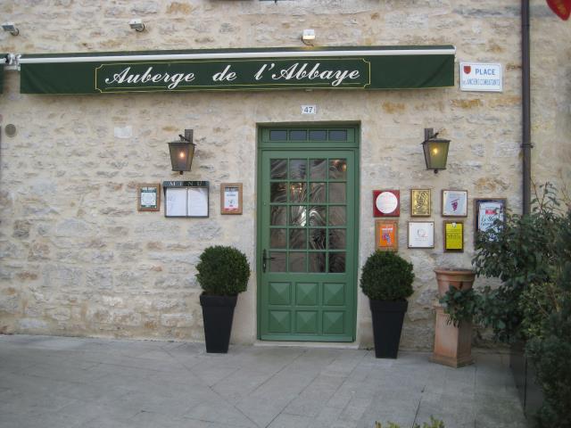 L'Auberge de l'Abbaye à Ambronay.