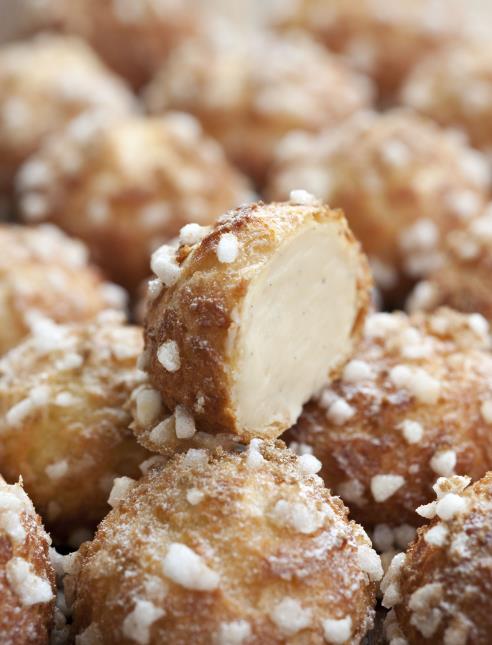 Chouquettes garnies vanille