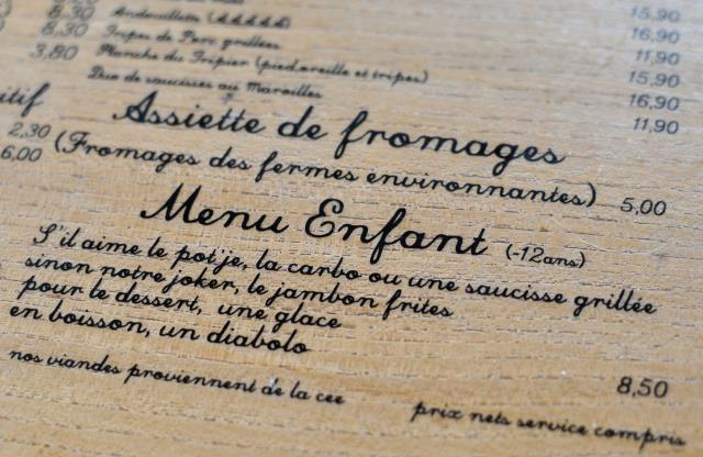 Le menu enfant, casse-tête ou challenge ?