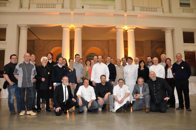 Douze vignerons et treize chefs participaient à cette soirée.