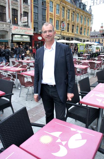 Marc Lelieur, patron de La Chicorée à Lille : 'Une terrasse, c'est vital'.