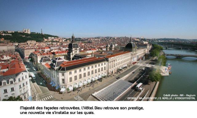 Le projet de l'hôtel-Dieu de Lyon.