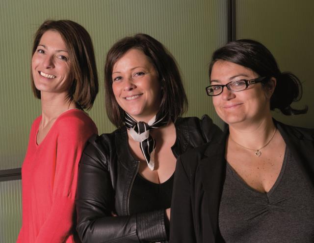 Bureau régional Rhône-alpes : Stéphanie Orcier, Oriane Deblangy, Patricia Derex.