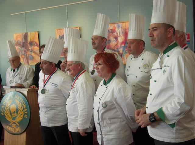 L'Académie Nationale de Cuisine en force, bien représentée par sa délégation ardennaise.