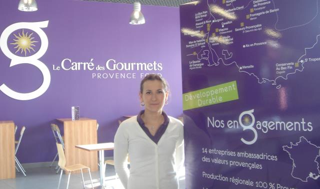 Olivia Roux, directrice du Carré des Gourmets, un 'militantisme provençal' affiché.