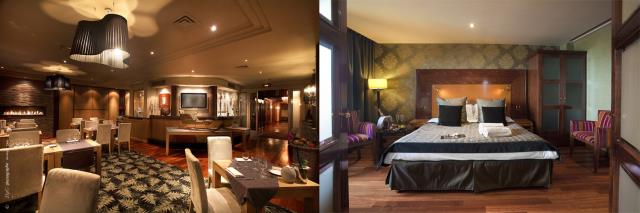 Chambre et coupole des Trésoms à Annecy.