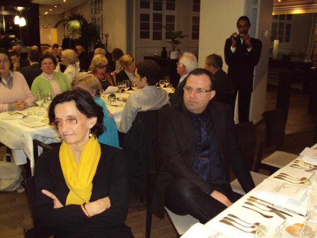Odile Tanguy sous-directrice de l'école Ferrandi, Sébastien Moreau, responsable du département restauration et art de la table