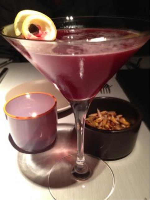 Cocktail Le 'Purple Rain'